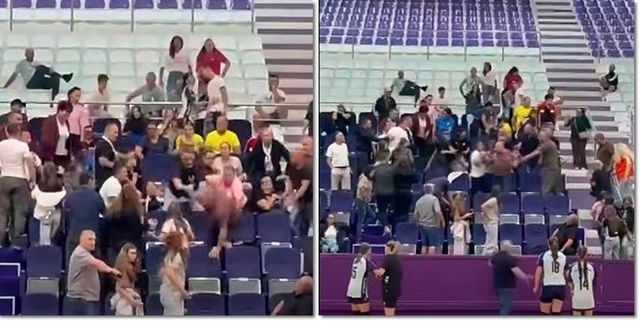 Conflict violent în tribunele unui meci de handbal din Timișoara: doi bărbați identificați de poliție