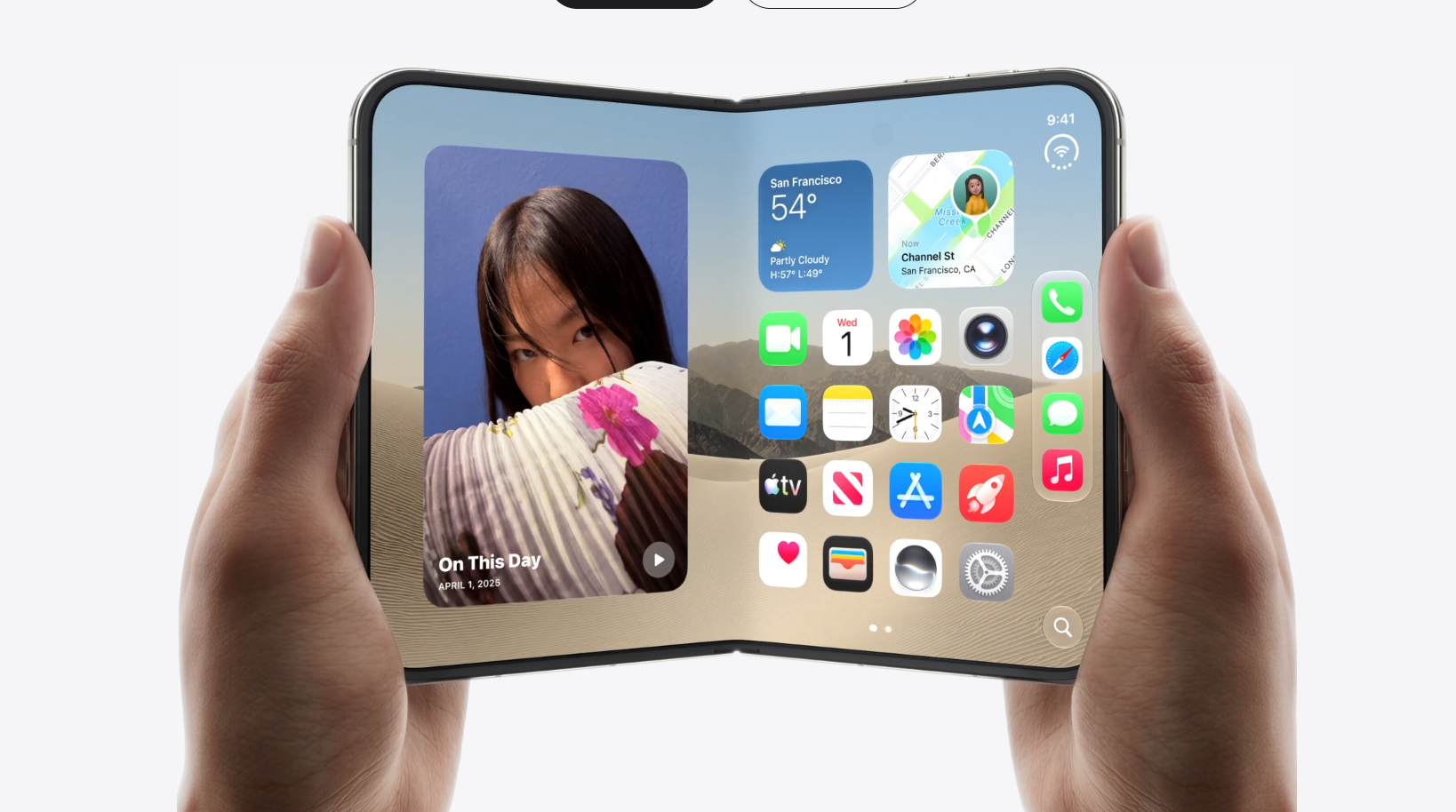 Apple lansează iPhone Duo, primul telefon pliabil de la compania din Cupertino