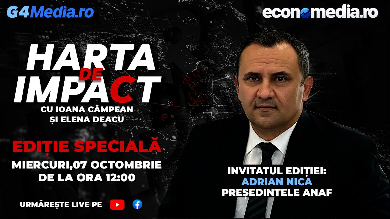 Președintele ANAF, Adrian Nica, participă la o ediție specială a emisiunii Harta de Impact