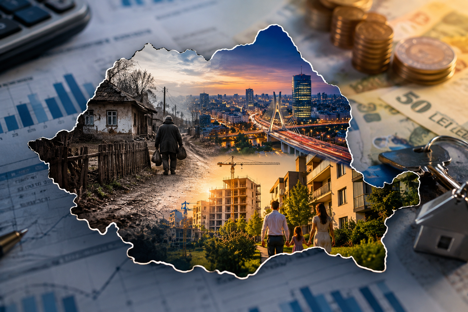 Evoluția economică a României: între creșterea PIB-ului și dificultatea de a asigura siguranța financiară