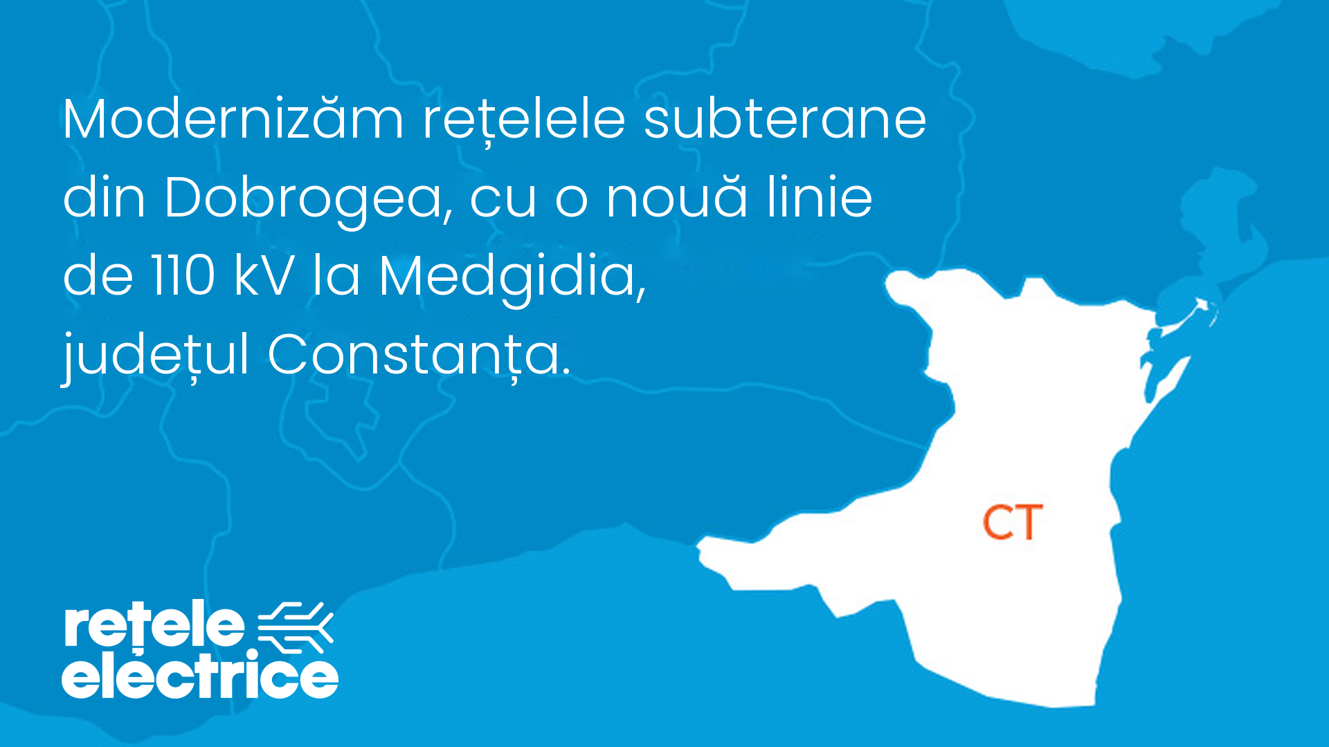 Rețele Electrice România investește peste 54 de milioane de lei într-o nouă linie electrică în Dobrogea