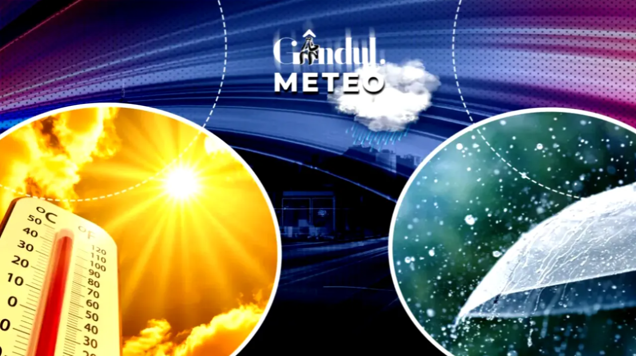 Vreme neobișnuit de caldă în România, dar revin aversele și descărcările electrice