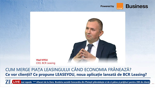 Vlad Vitcu, CEO BCR Leasing: 75% dintre clienți sunt companii antreprenoriale cu afaceri sub 1 mil. euro