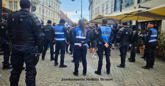 Incidente violente în Sibiu înainte de meciul dintre CSA Steaua București și Politehnica Timișoara