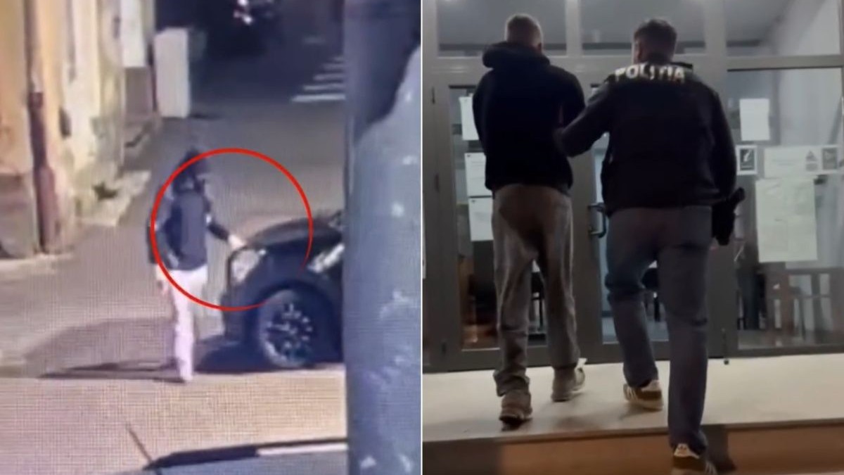 Un tânăr de 27 de ani a fost reținut în Brașov după ce a avariat 22 de mașini într-o singură noapte