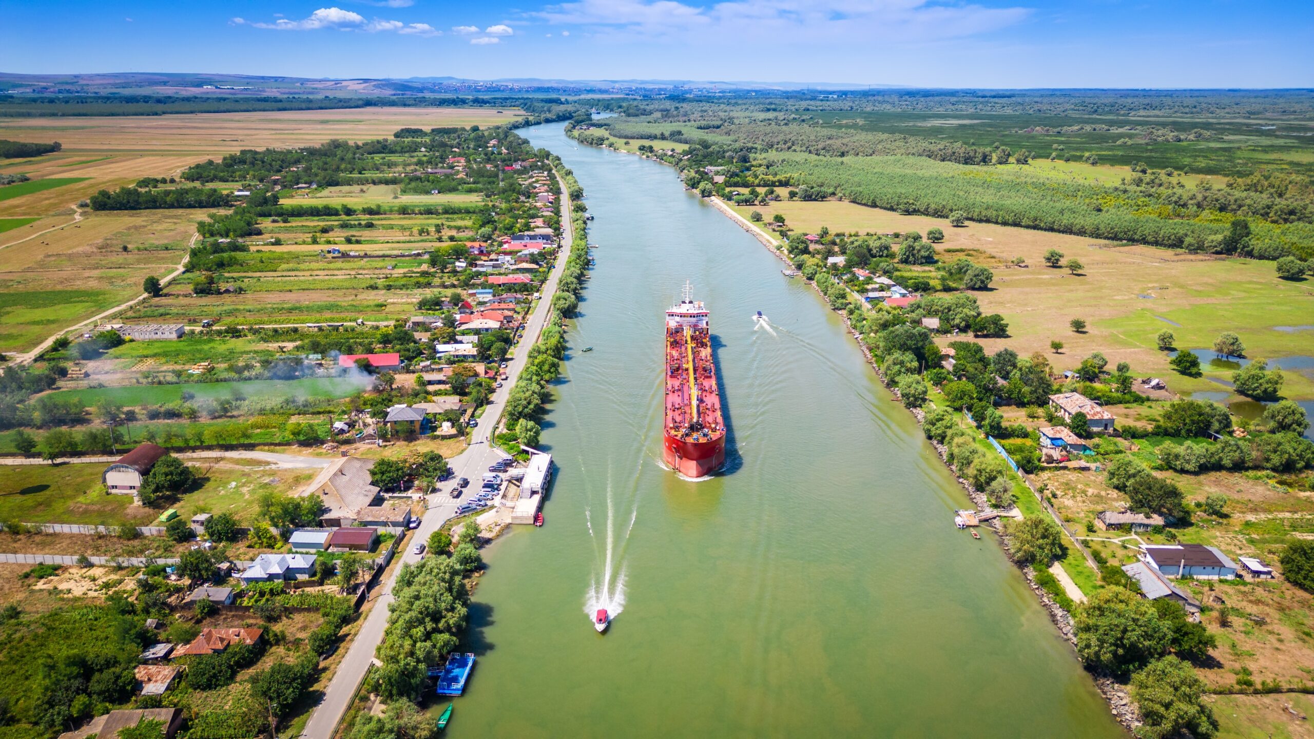 Blocaj pe Dunăre: Transportul de mărfuri către Portul Constanța este afectat de un incident fluvial