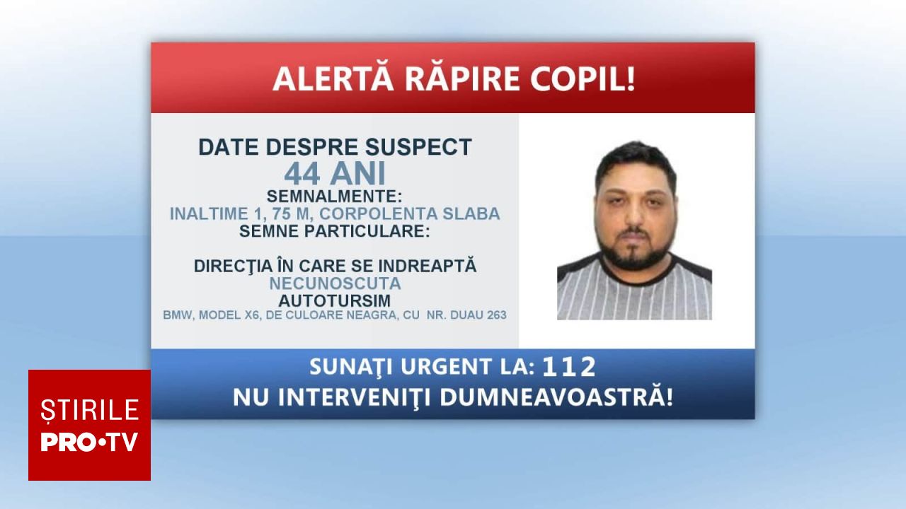 Alertă răpire copil în Teleorman: o minoră de 12 ani a fost urcată forțat într-un autoturism