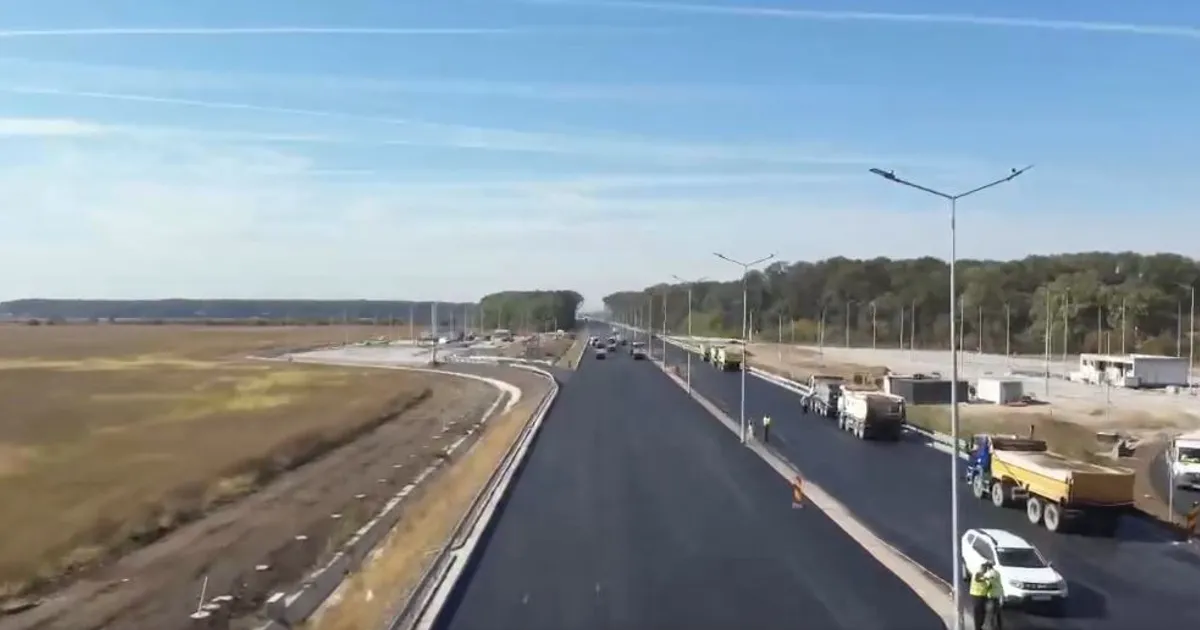 Lucrările pe lotul 1 al Autostrăzii A0 Nord au ajuns la 82%. Conexiunea cu A1 poate fi gata în 2027