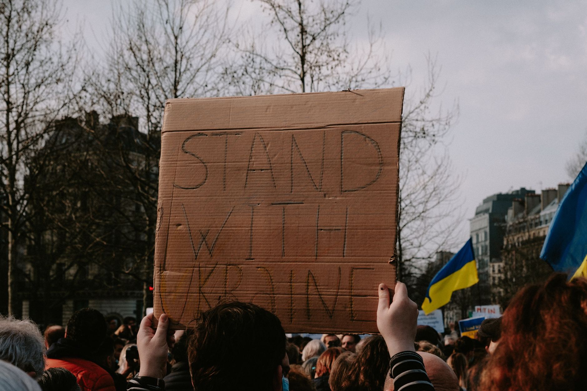 Protest organizat de Honor et Patria în București împotriva mișcării Antifa