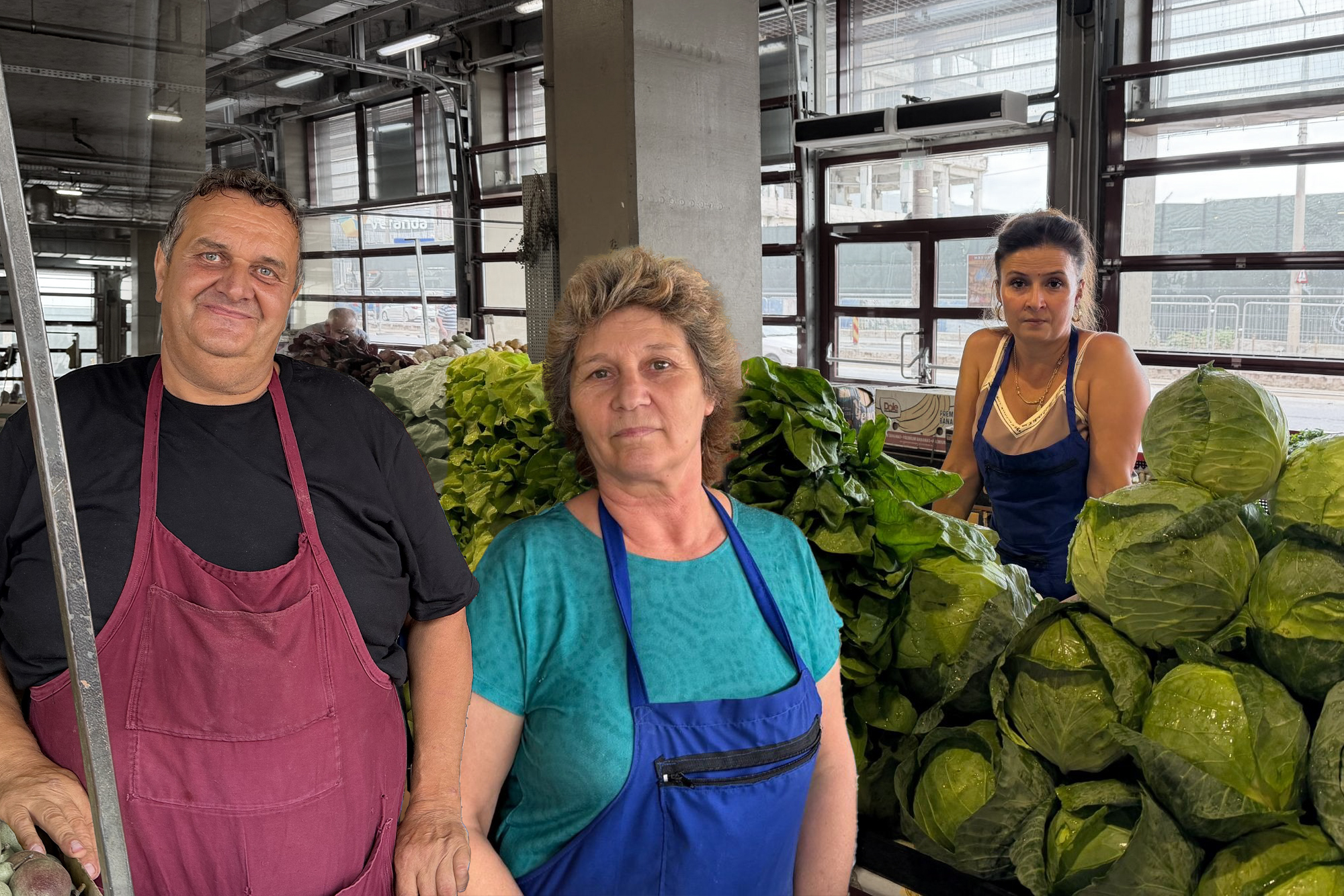 Micii fermieri de la Piața Obor se luptă cu seceta și scăderea puterii de cumpărare a populației