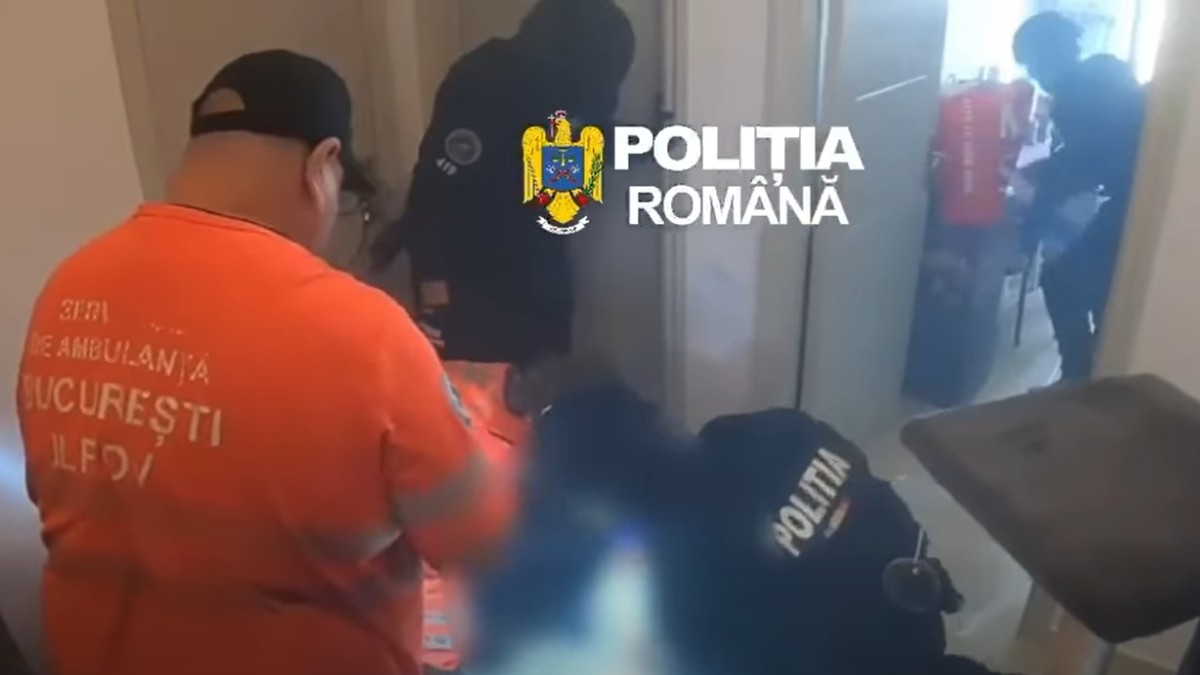 Intervenție cu forțe speciale în București: un bărbat a fost împușcat cu bile de cauciuc după ce a atacat un polițist