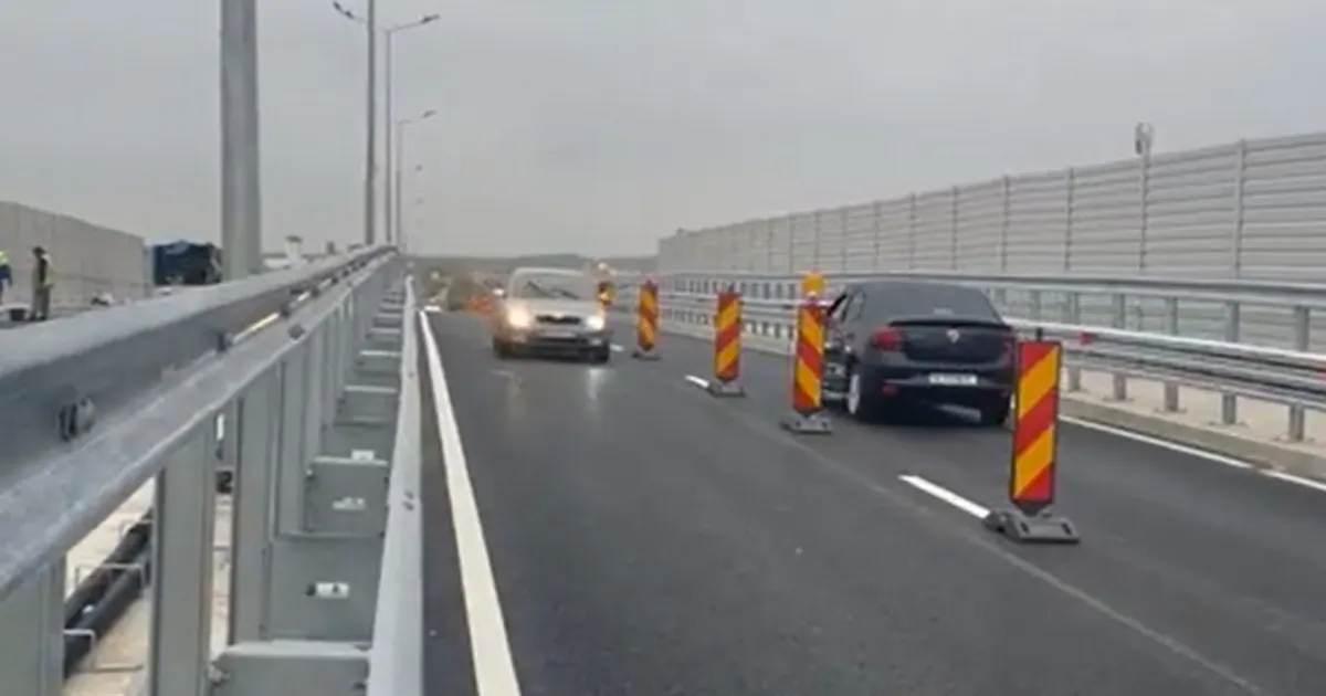 Pasajul DN3-A0 a fost dat parțial în trafic pe Autostrada București