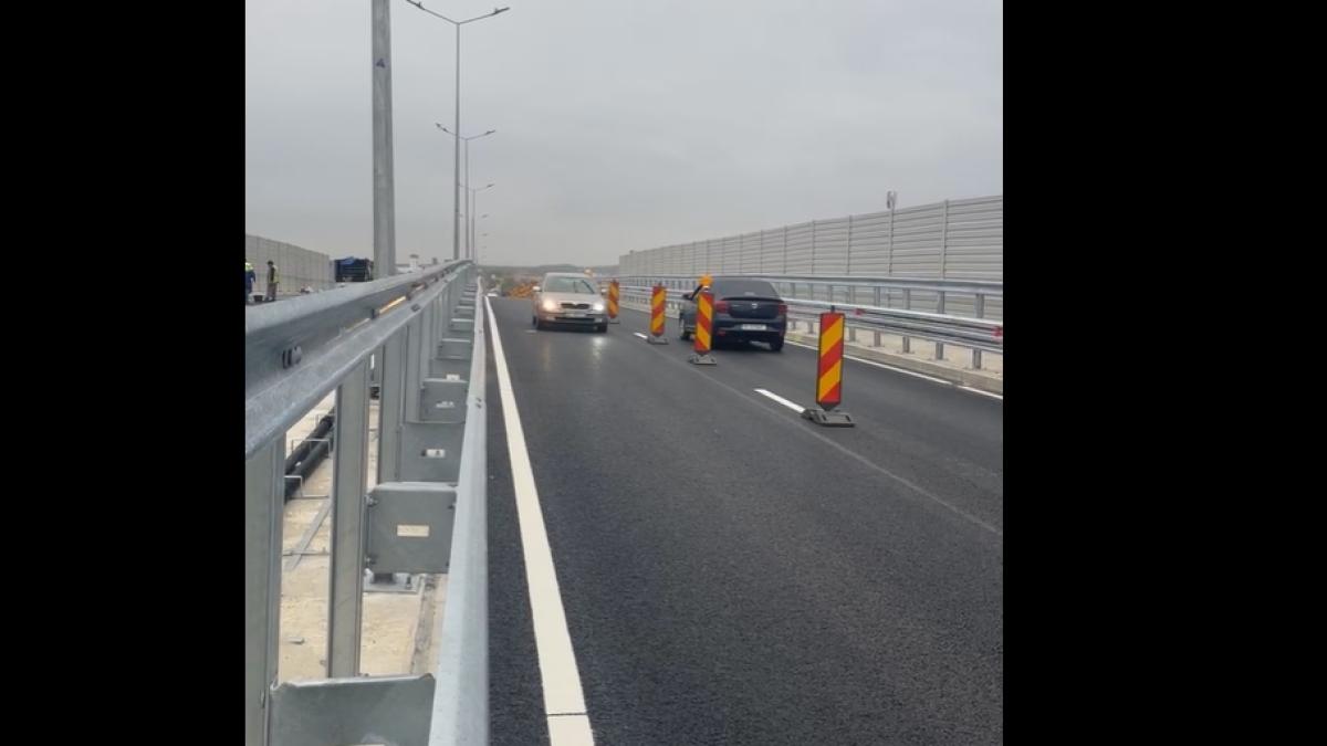 Pasajul DN3 peste Autostrada Bucureștiului A0 a fost deschis circulației